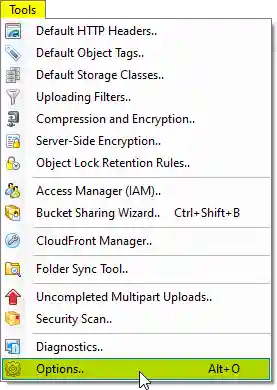 Tools, Options, Data Integrity