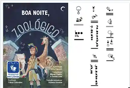 E-book: Boa Noite, Zoologico, LIBRAS em SignWriting E-book: Boa Noite, Zoologico, LIBRAS em SignWriting