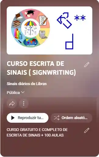 Curso Escrita de Sinais Curso Escrita de Sinais
