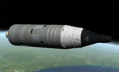 Gemini 1 with attached upper stage