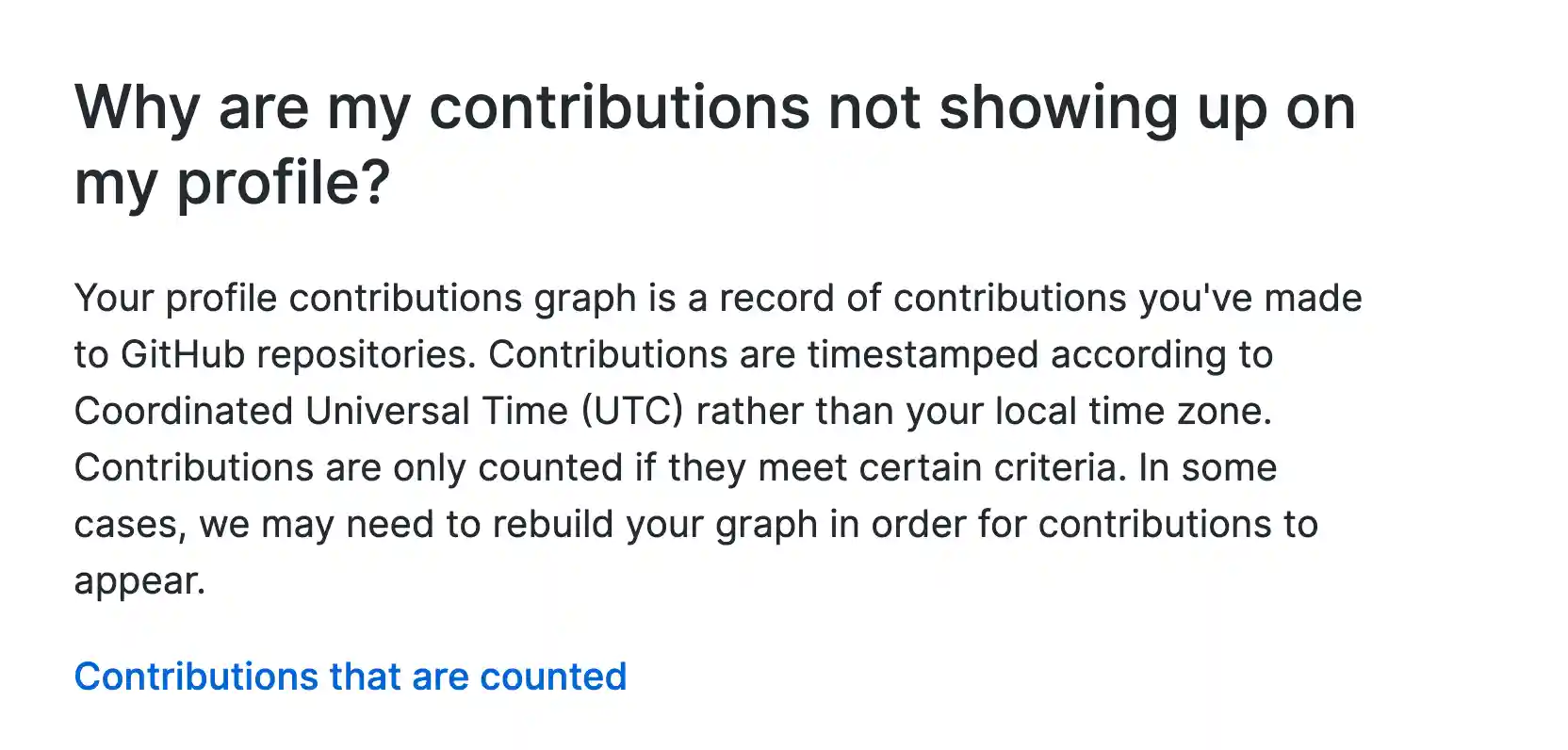 Why am I not listed as a contributor?!