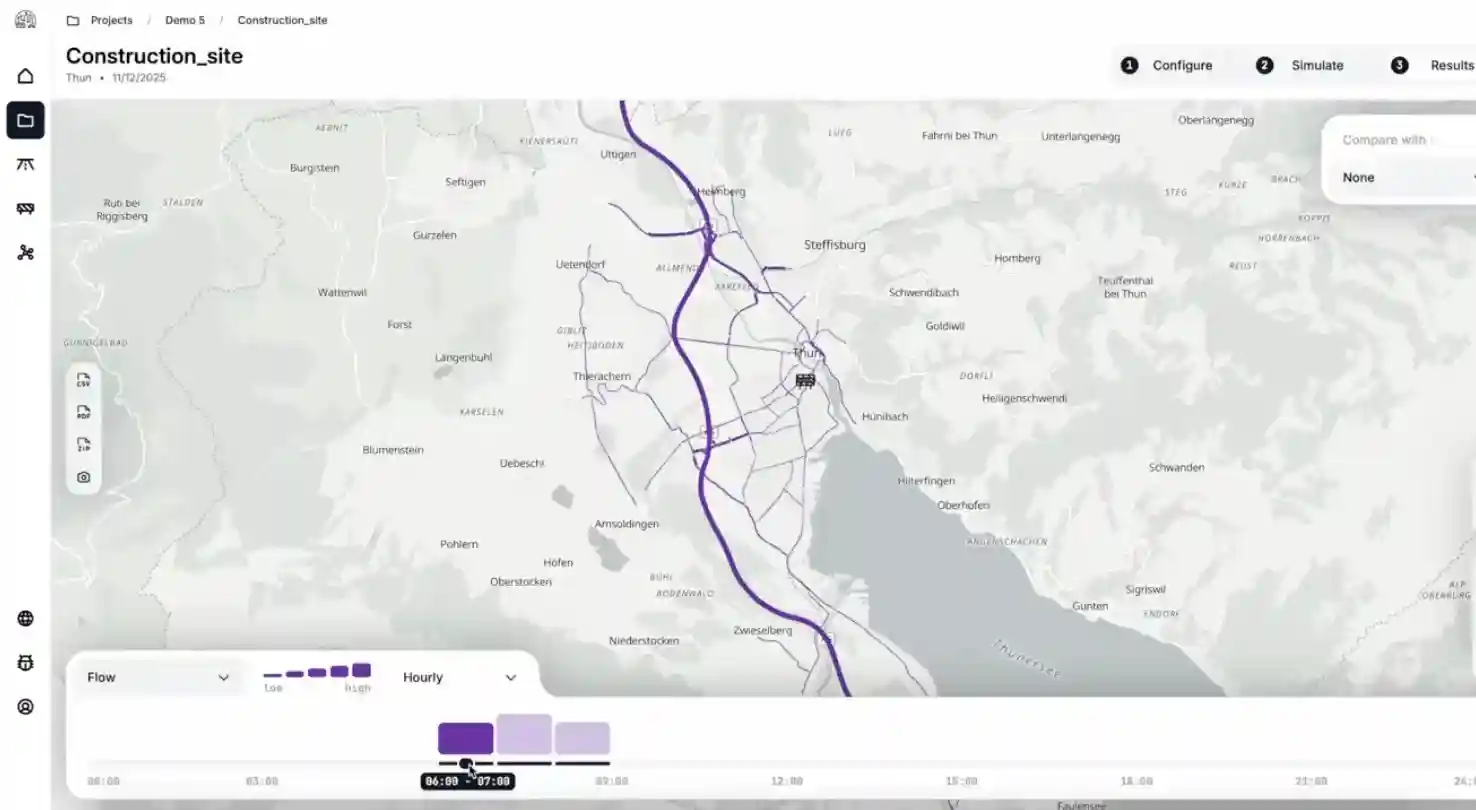 Transcality: Transport modeling and simulation
