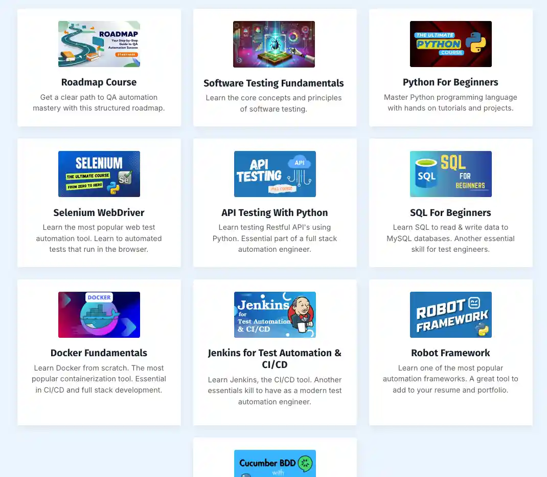 SuperSQA Course Platform