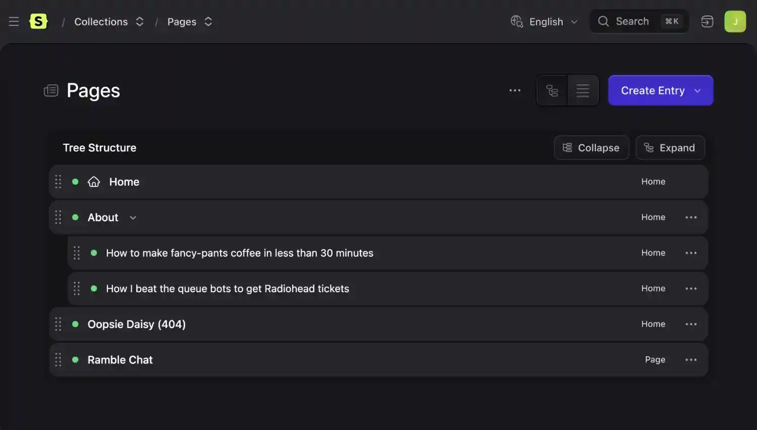 An orderable collection