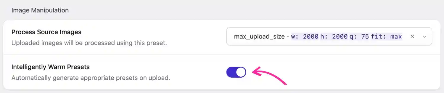Glide Intelligently Warm Presets