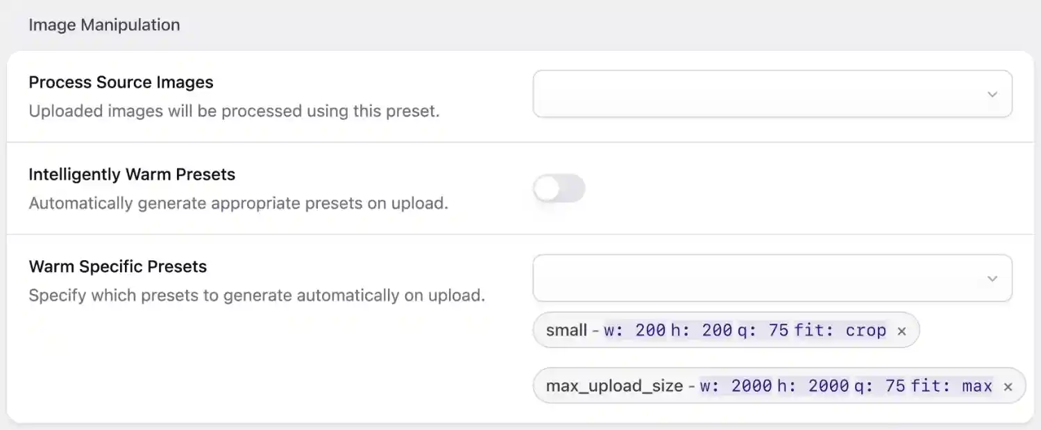 Glide Warm Specific Presets