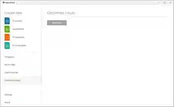 Connect to cloud tab