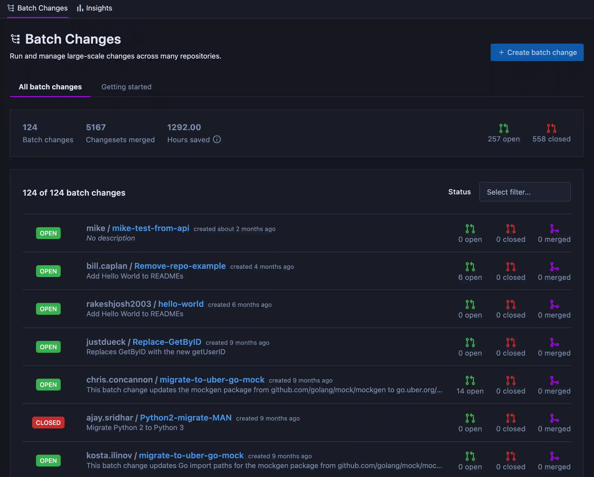 batch-changes-tracking