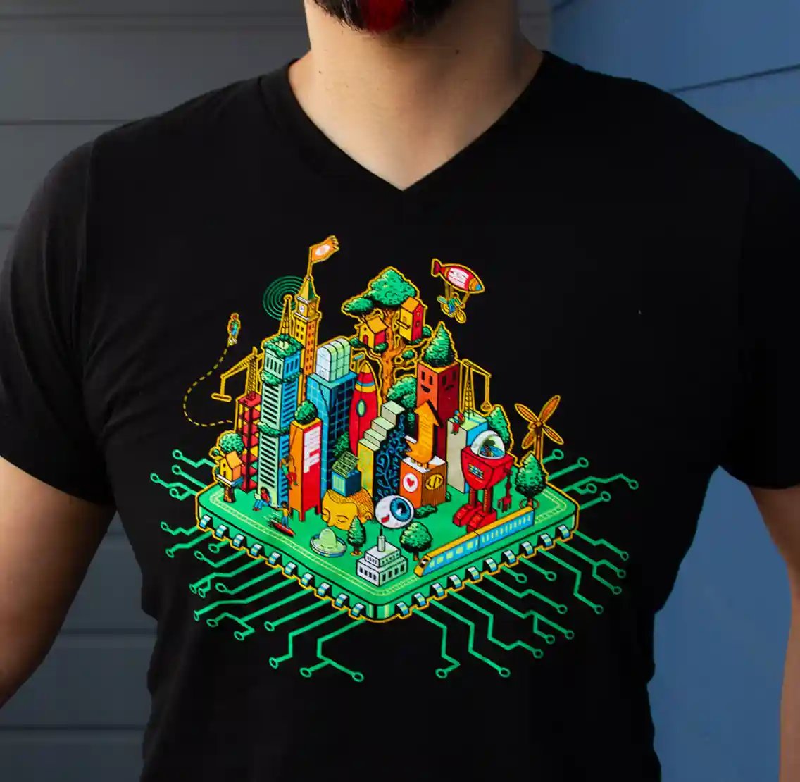 EFF35 Cityscape T-Shirt
