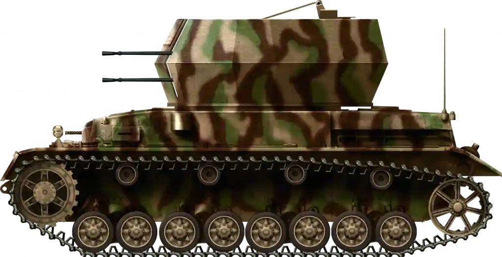 Flakpanzer IV (2 cm Flakvierling 38) ‘Wirbelwind’ (Sd.Kfz. 161/4)