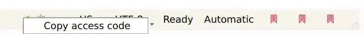 Copy access code