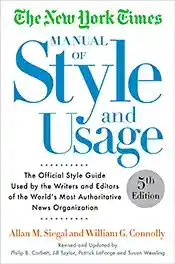 Cover of the New York Times Manual of Style and Usage