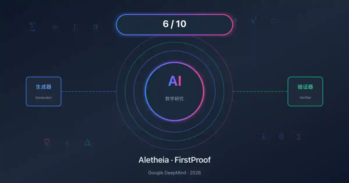 一分钟读论文：《AI 数学家诞生？Google DeepMind 的 Aletheia 自主解决 10 个数学难题中的 6 个》