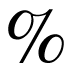 %