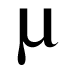 µ