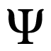 Ψ