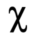 χ