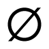 ∅