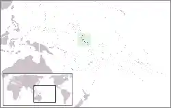 Location of Gilbert Islands