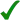 Green tick