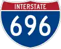Interstate 696 marker