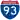 Straßenschild der I-93