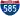 Straßenschild der I-585
