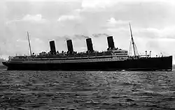 RMS Aquitania as built in 1914.