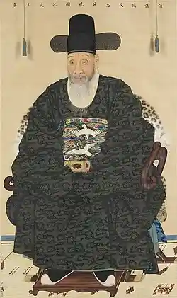 Joseon's Sim Hwan-ji in Gwanbok.