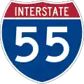 Interstate 55 marker