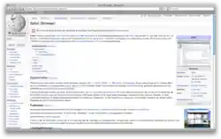 Safari 4 interface on display.
