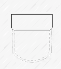 Flap pocket