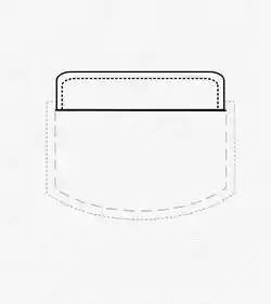 Stand or single-welt pocket