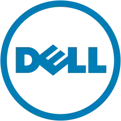 Dell's logo used before the acquisition of EMC, used from November 23, 2010 to September 7, 2016