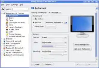 Kcontrol (KDE 3.5)