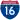 Straßenschild der I-16