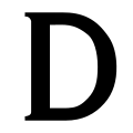 Lateinisches D (Antiqua)