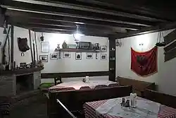 An Albanian inn, interior