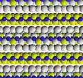 Crystal structure of chlorite viewed along [100] (looking along the layers)