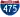 Straßenschild der I-475