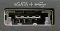 Kombinierte Buchse eSATAp + USB 2.0 Typ-A