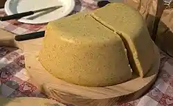 One way of serving Italian polenta