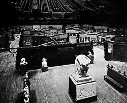 Interior view of the exhibition, 1913, New York City