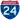 Straßenschild der I-24
