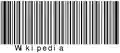 "Wikipedia" encoded in Code 93