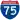 Straßenschild der I-75