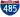 Straßenschild der I-485