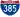Straßenschild der I-385