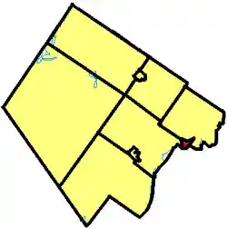 Smiths Falls within Lanark County