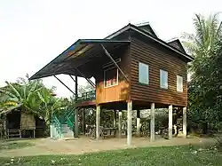 Khmer house in Cambodia